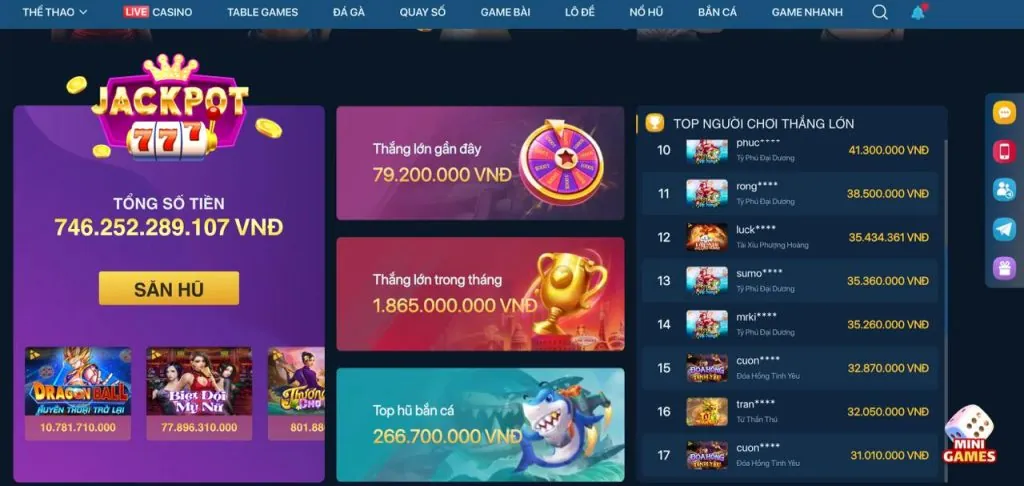 Ưu đãi nạp tiền hàng ngày và hàng tuần